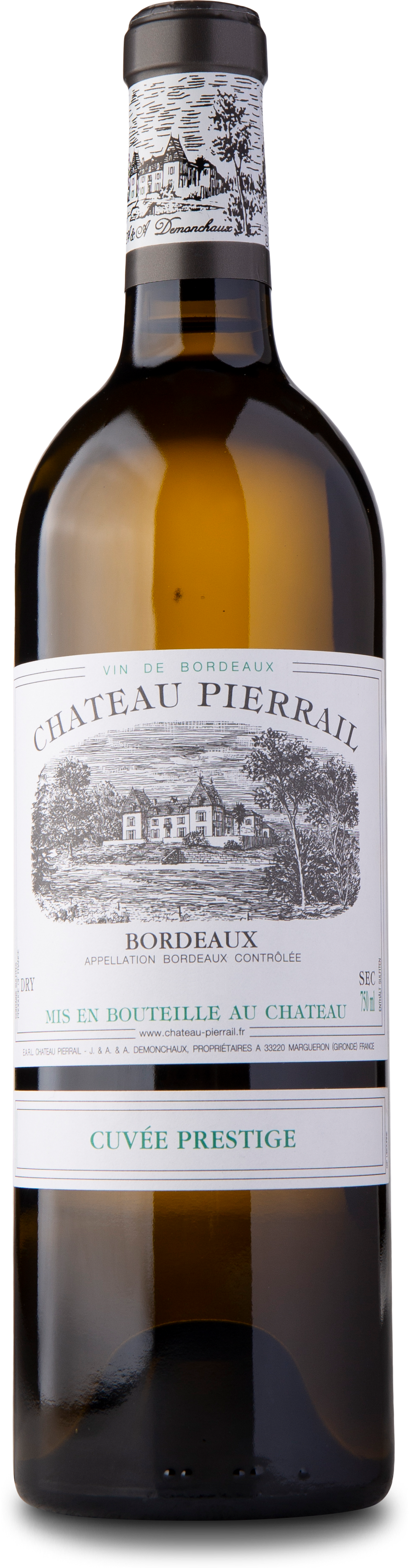 2022 Ch Pierrail Prestige Blanc, AOP, Château Pierrail