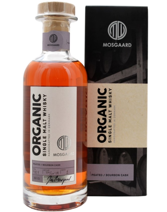 Mosgaard Whisky Peated, 48,4%, Single Malt, 50 cl, Mosgaard Whisky